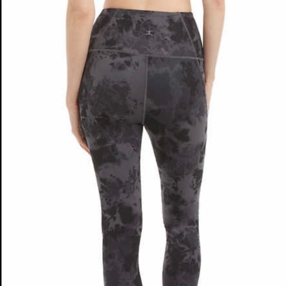 Danskin Ladies' High Rise Tight with Pockets, Gray (L, XL) - Picture 3 of 4